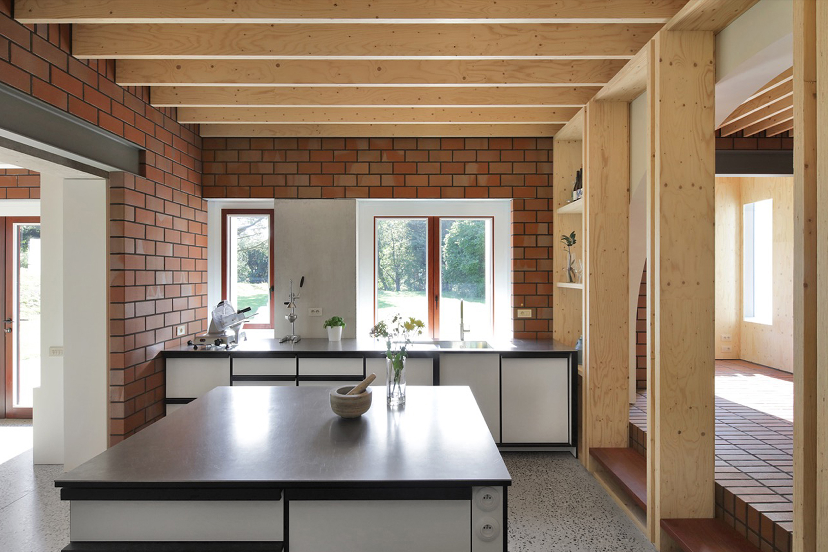Onderzoekende ruimte House Jozef, ontwerp Jo Taillieu