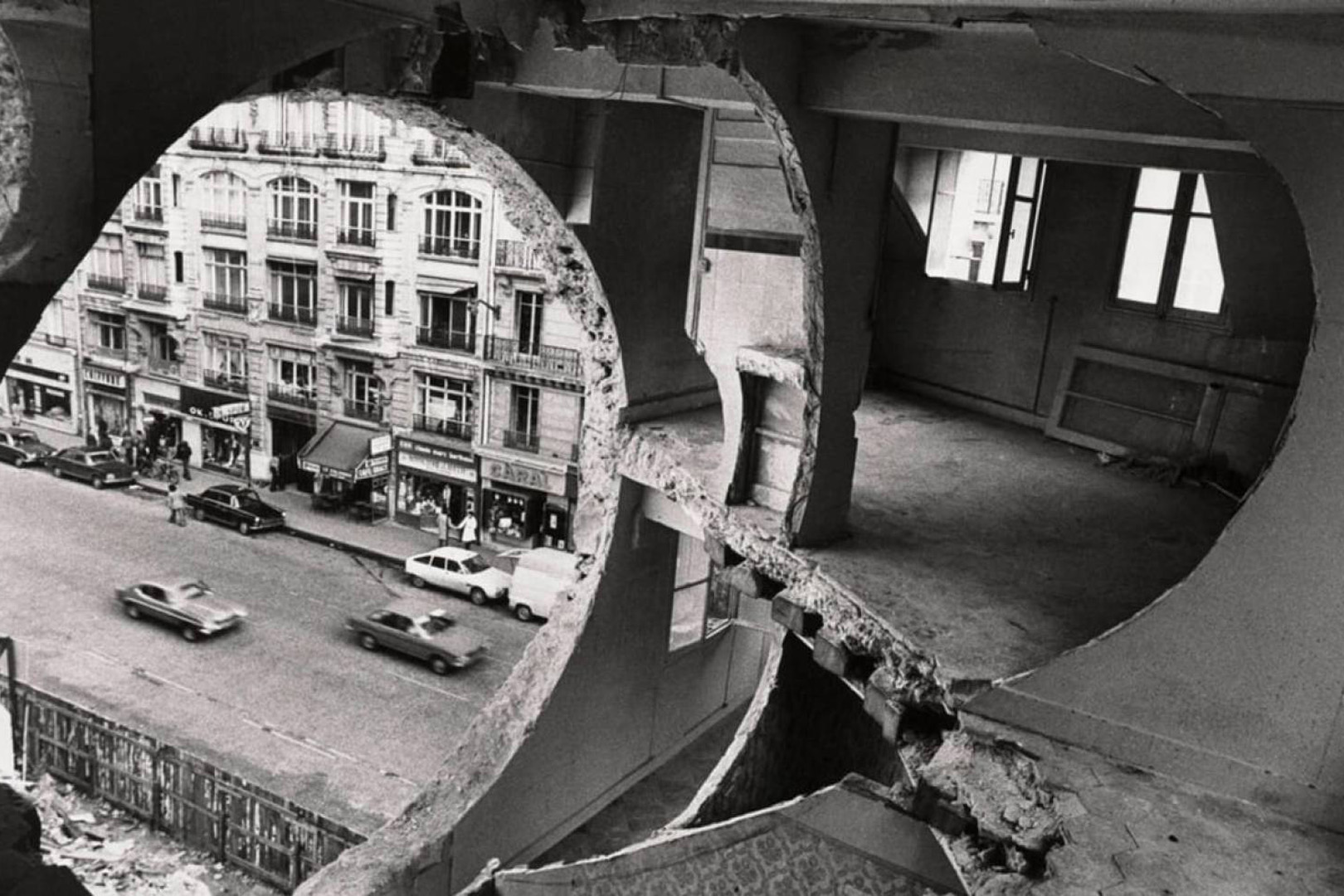 Still uit Office Baroque, Gordon Matta-Clark, 1977