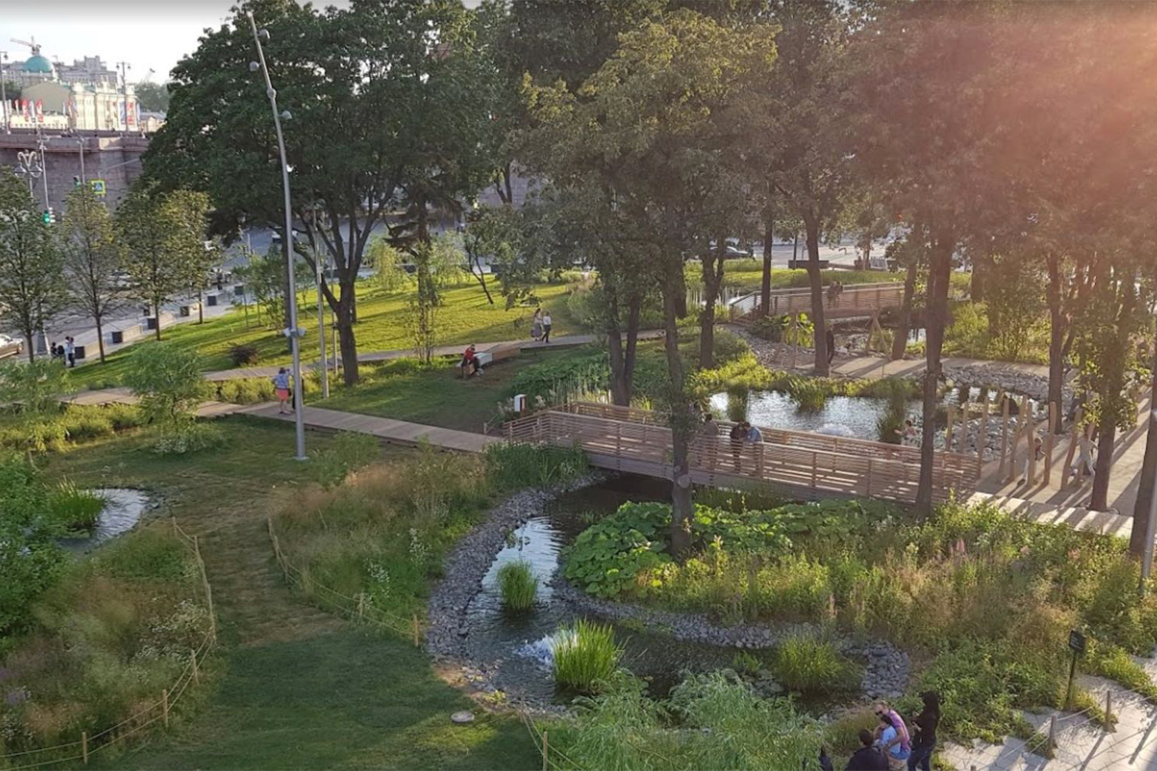 Begroeiing, Zaryadye Park
