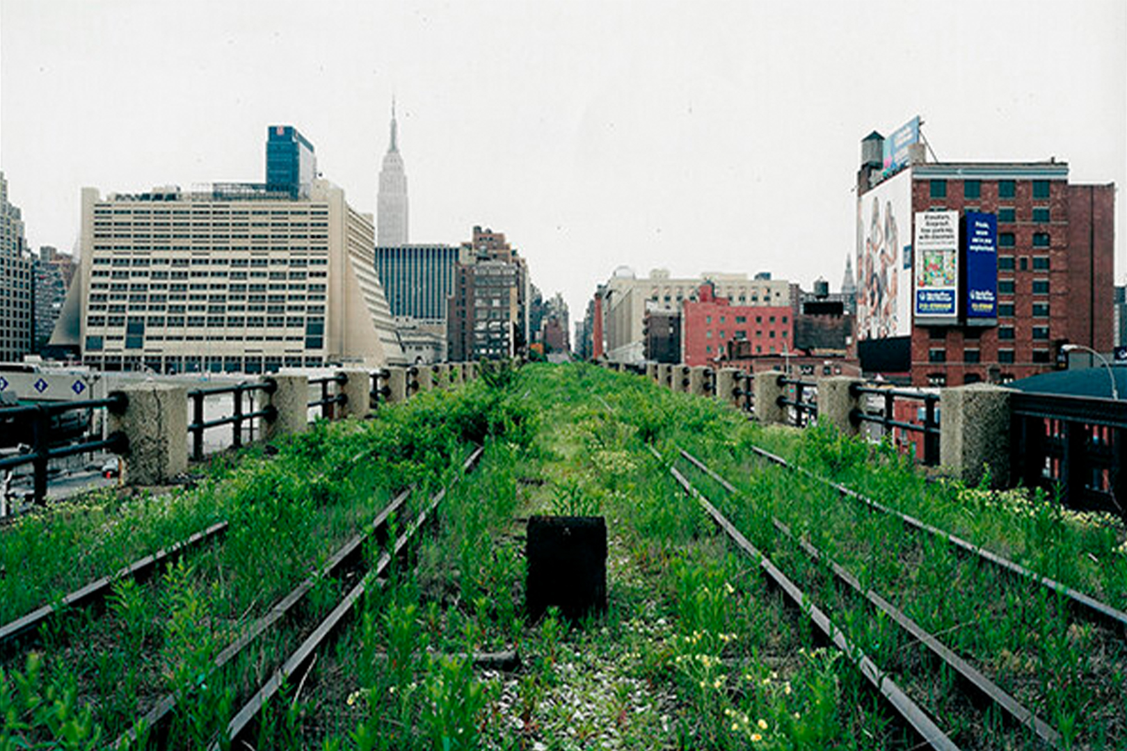High Line vóór de ontwerpingreep van Diller Scofidio + Renfro