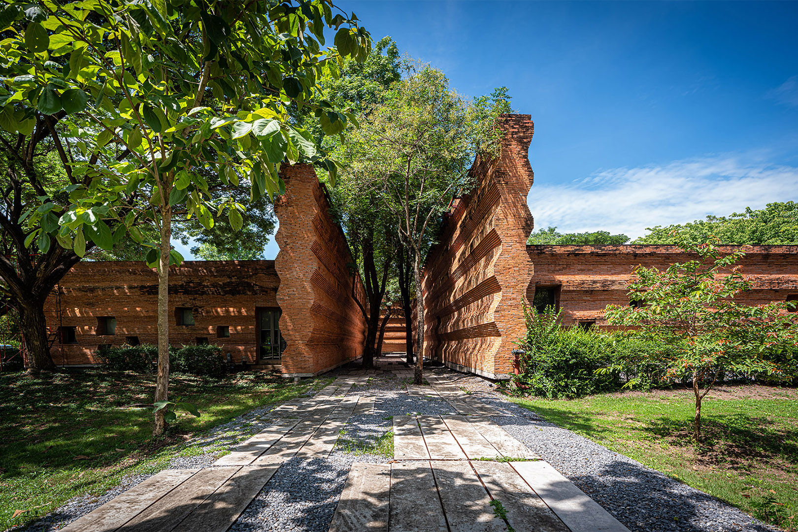 Boonserm Premthada / Bangkok Project Studio, Elephant World Brick Observation Tower, Surin, Thailand, 2020